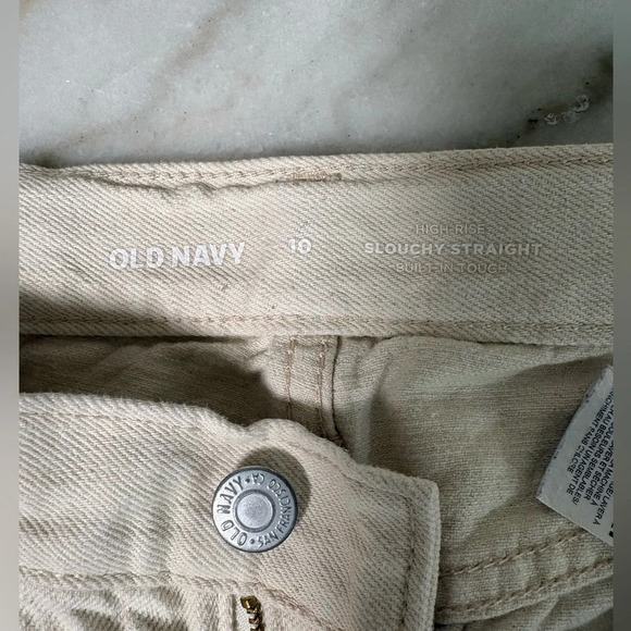OLD NAVY High-Waisted Built-In Tough Flare Jeans Size10 - Picture 5 of 7